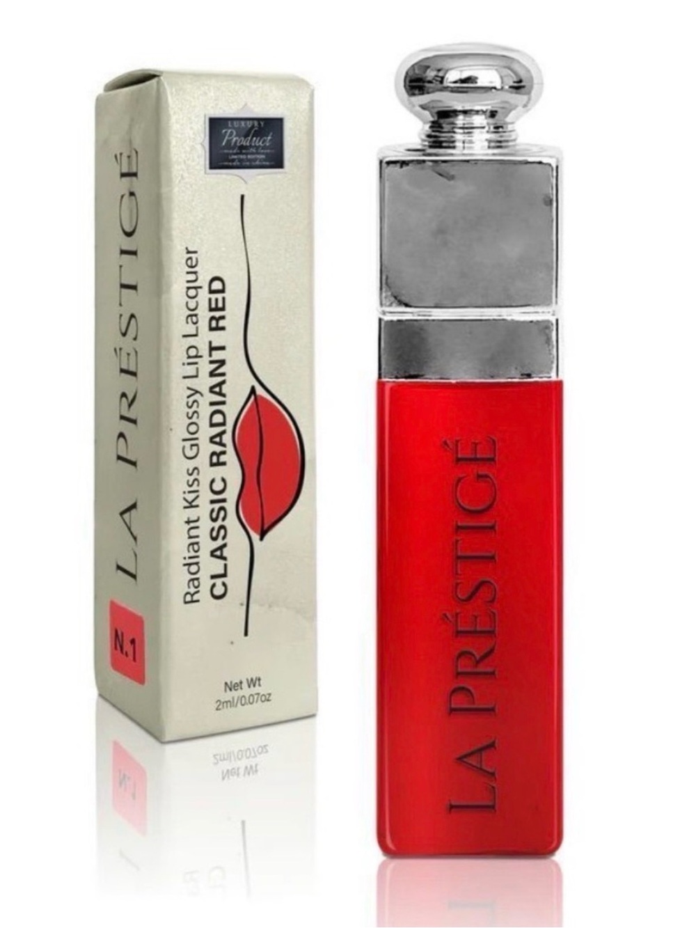 Predire La Préstige Radiant Kiss Glossy Lip Lacquer - Classic Radiant Red
